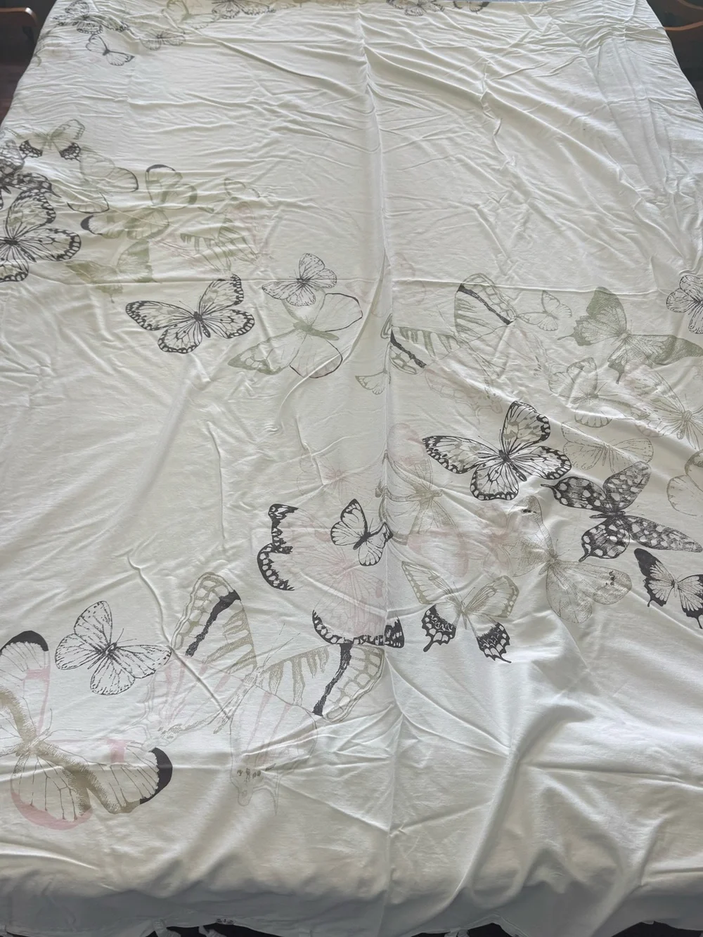 Pottery Barn Kids Rachel Zoe Butterfly Print Pillowcase and Duvet Set Full-Queen